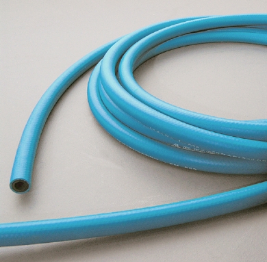 Click to enlarge - Blue, long length moulded oxygen welding hose. Made to the current BS EN 559:2003 specification.